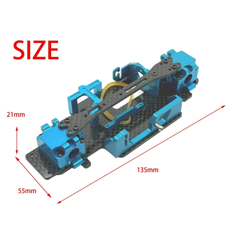 Upgrade RC Car 28 Spare Parts Assembly Accessories Modified DIY Replacement RC Car for 284131 P939 RC Vehicle Blue 135x55x21mm