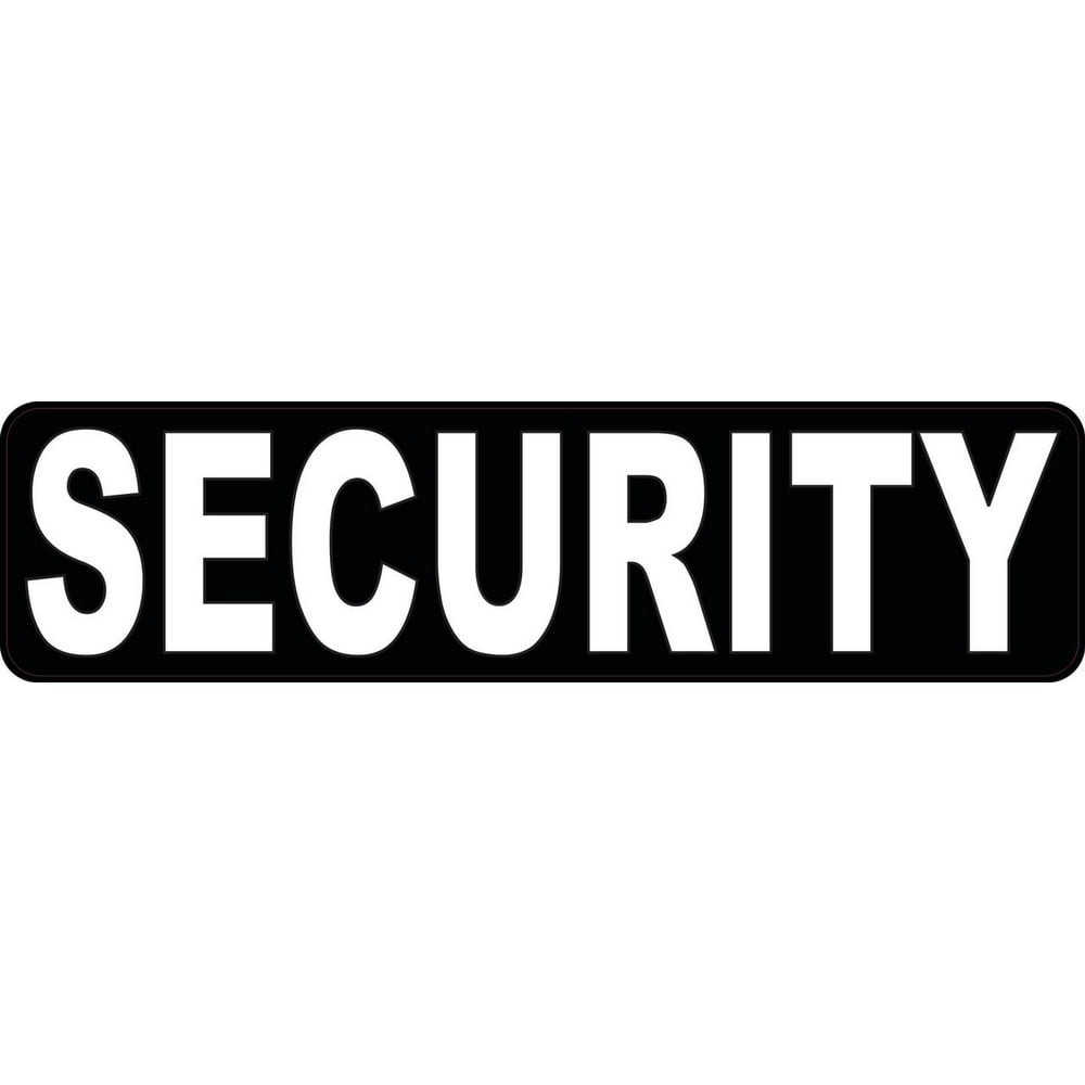 8in x 2in Security Sticker
