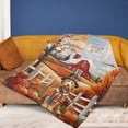 thumbnail image 4 of Thanksgiving Goldendoodle Pilgrim Grateful, Thankful, Blessed Fall Welcome Cozy Fleece Blanket Doodle Dog Lover Gifts Idea Warm Soft Throw Blanket - 00021, 4 of 5
