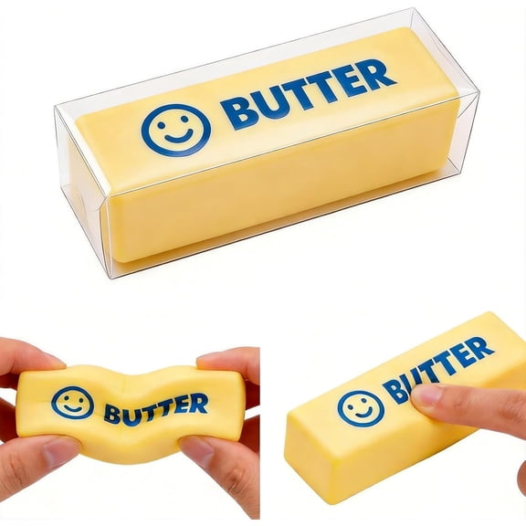 Movelyn Slow Rising Dumpling Squishy Butter Squeeze Toy Sensory Stress Relief Squishies Soft & Stretchy Fidget Toys for Anxiety Relief Party Favors 1Pcs(Dumpling Squishy Butter)