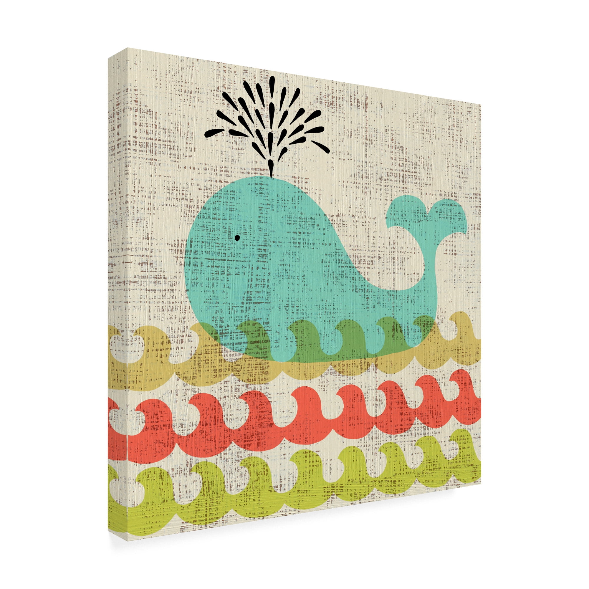 Trademark Fine Art 'Adas Whale' Canvas Art by Chariklia Zarris