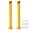 2 Pack, variant on Safety Bollard 1 Packs, 36 Inch Height Bollard Post, 4.5 Inch Diameter Steel Pipe Safety Bollard Post, with Mounting Base & Anchor Bolts, for Traffic Control, Driveway Barrier, Parking Pole
