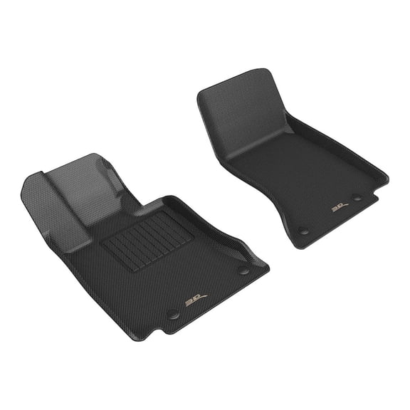 3D MAXpider Custom Fit Kagu Floor Mat (Black) Compatible with Mercedes-Benz E-Class (W214) 2024-2025 - Front Row