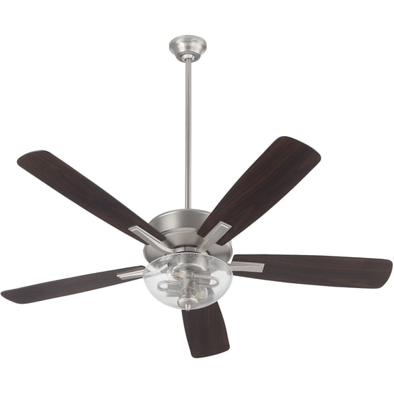 Quorum Lighting - Ovation - 5 Blade Ceiling Fan with Light Kit-17.25 Inches Tall