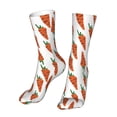 thumbnail image 6 of Goofa Carrot for 16in Socks, Funny Novelty Crazy Design Cotton Socks Sports Socks Knee High Socks For Men, Women,1Pairs - Gift For Working Friends, 6 of 7