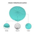 thumbnail image 5 of (6 pack) Covers & All Sunbrella Indoor/Outdoor Floor Pillow, 24 Inch Circular Cushion Cover with Insert, 5 of 9