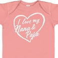 thumbnail image 4 of Inktastic I Love My Nana and Papa in White Chalk Heart Boys or Girls Baby Bodysuit, 4 of 5