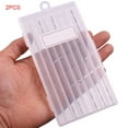 thumbnail image 1 of 2 Pieces 8 Grid 135mm Flat Long Plastic Parts Storage Box Component Organizer Drill Tap Container, 1 of 6