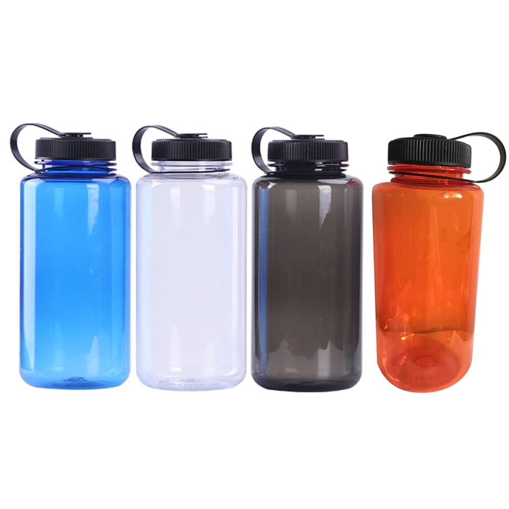 Cheers.US Portable 1000ml Sports Wide Mouth Large Capacity Water Bottle