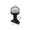 thumbnail image 2 of Pactrade Marine Boat LED All Round Anchor Navigation Light SS Pole 4" H USCG 2NM, 2 of 5
