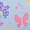 Butterfly Garden, variant on Kids Overnighter Duffel Bag for Boys & Girls, Features Two Carrying Handles and Removable Padded Shoulder Strap, BPA & Phthalate Free (Pink Glitter)