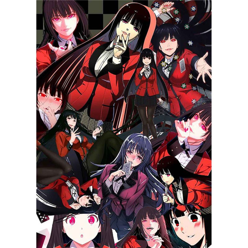 Anime Coloring Pages Kakegurui - Coloring and Drawing