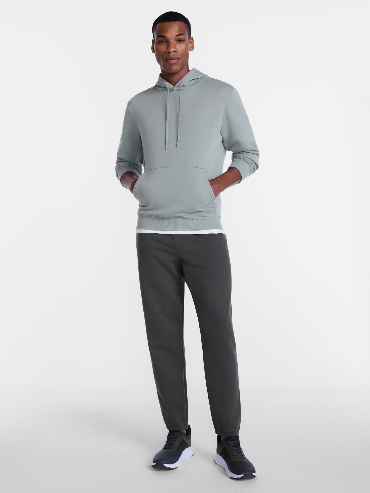 Athletic Works Men's and Big Men's Fleece Jogger Sweatpants, Sizes XS-5XL