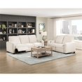 thumbnail image 2 of Lexicon Vera Chenille Pwr Double Reclining Sofa with USB Charging Ports in Beige, 2 of 12