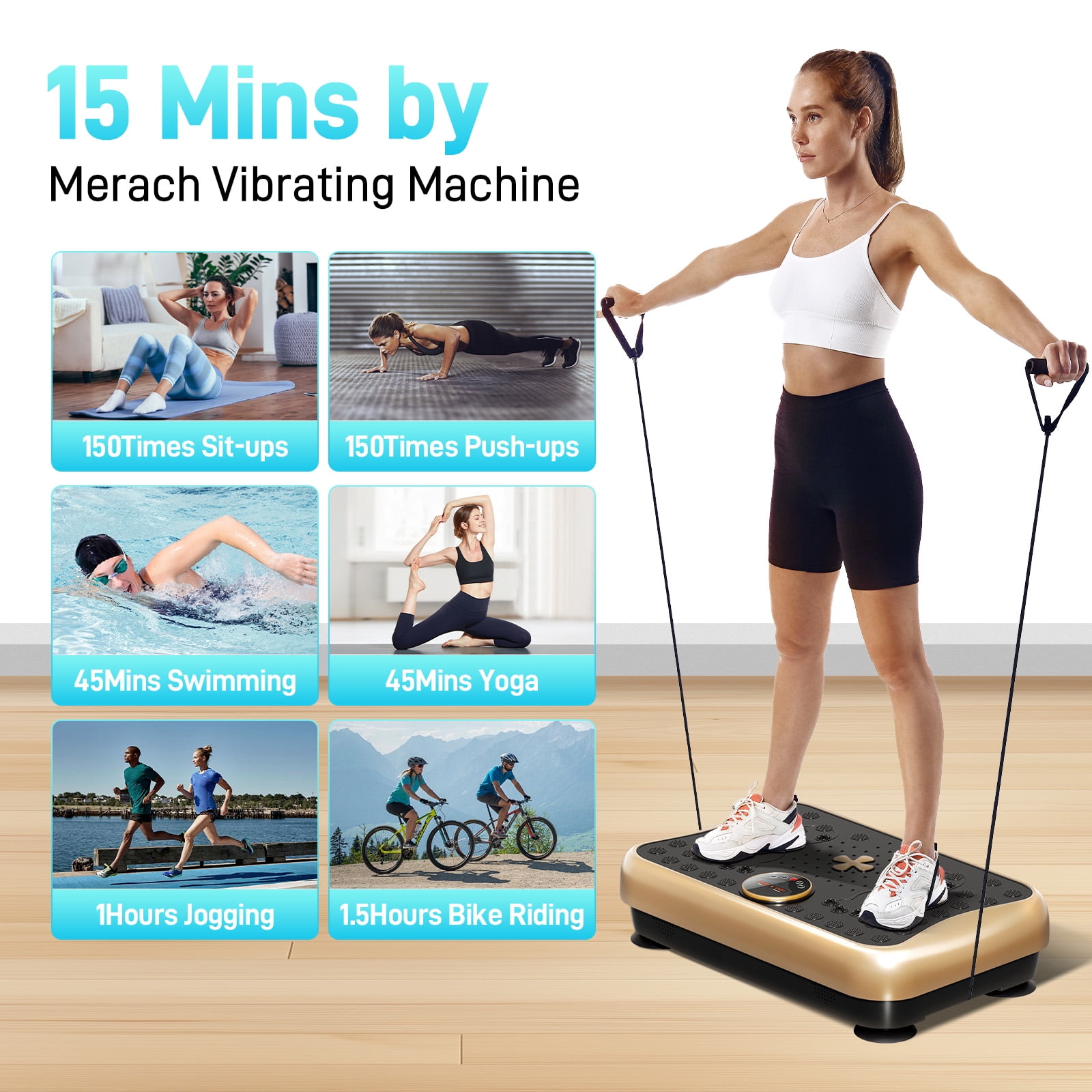 Vibration Plate Fitness Machine