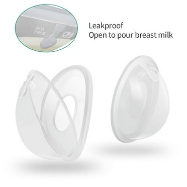 Keimprove Breast Shells, Nursing Cups, Milk Saver, Protect Sore Nipples for Breastfeeding, Collect Breastmilk Leaks for Nursing Moms,2-Pack