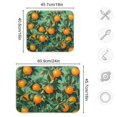 thumbnail image 5 of Yayeee Dish Drying Mat for Kitchen Counter Ultra Absorbent Easy Clean Pad 18x16", Orange Tree Pattern, 5 of 7