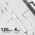 thumbnail image 4 of Electric Toothbrush for Adults, One Charge for 30 Days, with 5 Brush Heads, 5 Modes with 2 Minutes Build in Smart Timer, 4 of 9