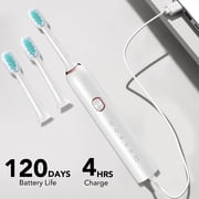 Electric Toothbrush for Adults, One Charge for 30 Days, with 5 Brush Heads, 5 Modes with 2 Minutes Build in Smart Timer