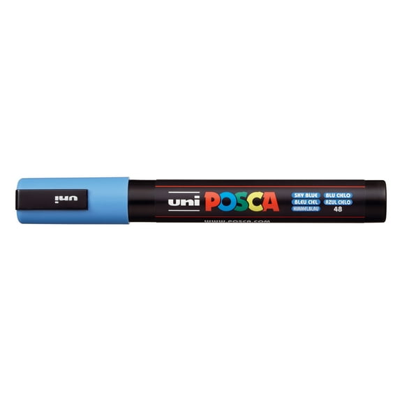 POSCA Paint Marker, PC-5M Medium Bullet, Sky Blue