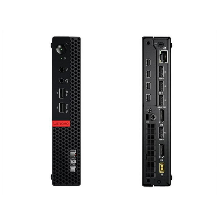 Lenovo ThinkStation P320 30C2 - Tiny - 1 x Core i7 7700T / 2.9 GHz - RAM 8  GB - SSD 256 GB - TCG Opal Encryption, NVMe - Quadro P600 - GigE - WLAN: