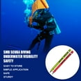 thumbnail image 4 of Bouée de Surface SMB Scuba Rapide Découragée Saucisse Flottant Équipement de Sécurité de Plongée Bande Réfléchissante Plongeur en Dessous Rouge Fluorescent, 4 of 6