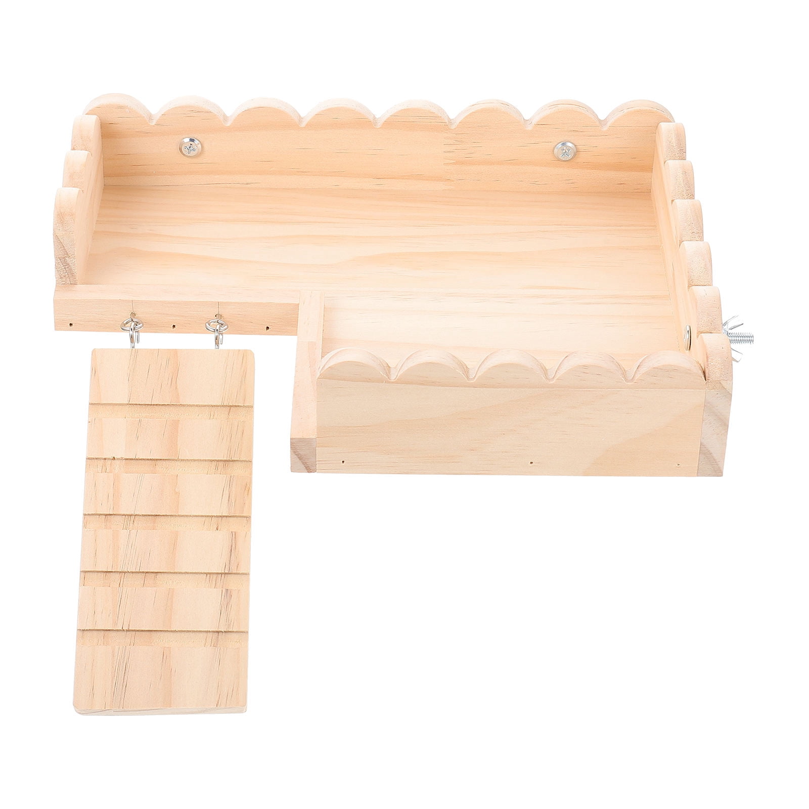 UPKOCH Hamster Toy Wood Hamster Activity Toy for Pet Owners 1Set