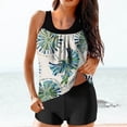 thumbnail image 2 of YABCSAZ Tankini Swimsuits for Women Tummy Control Swimwear with Shorts Summer Casual Loose Tankini Suits Sling Strappy Back Athletic Swimwear Two Piece Bathing Suit, 2 of 6