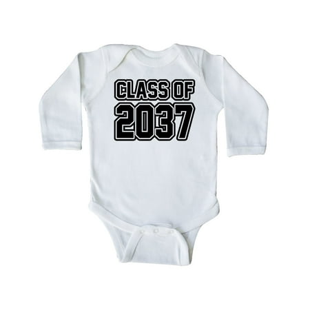 

Inktastic class of 2037 Gift Baby Boy or Baby Girl Long Sleeve Bodysuit