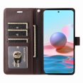 thumbnail image 2 of FOXDOCK Funda tipo Cartera para Xiaomi Redmi Note 10 4G – Cubierta de Cuero PU con Múltiples Ranuras, Bolsillo para Efectivo y Correa de Muñeca, 2 of 6