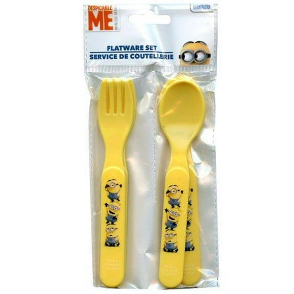 ZAK! DESPICABLE ME 2 MINION 4 PIECE FLATWARE SET