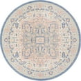 thumbnail image 1 of Unique Loom Whitney Medallion Border Rug 7' x 7' Round Multi/Ivory, 1 of 1