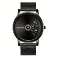 thumbnail image 2 of Stylish Dual Time Quartz Watch with Waterproof Mesh Band - Perfect for Women & Men on the Go!, 2 of 5
