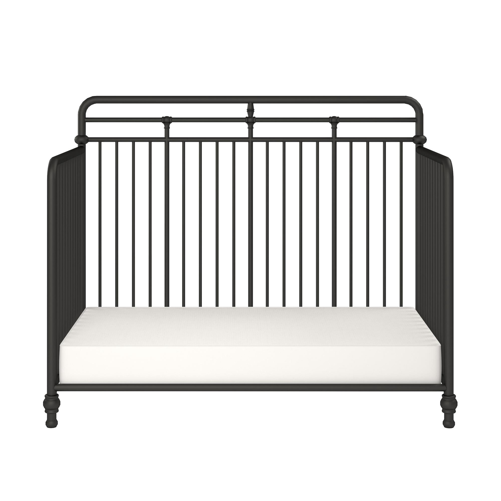 little seeds monarch hill hawken 3 in 1 convertible metal crib