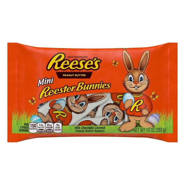 Reeses Mini Milk Chocolate Covered Peanut Butter Reester Bunnies 10 oz