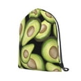 thumbnail image 2 of XMXT Waterproof Gym Bag, Avocado Oil Painting Pattern Drawstring Backpack for Men, s Multicolor, 2 of 8