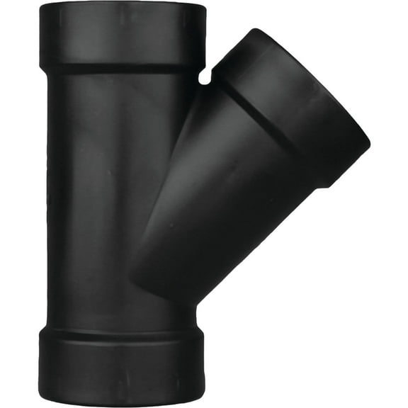 Charlotte Pipe Wye Abs/Dwv 1-1/2 " X 1-1/2 " X 1-1/2 " Black