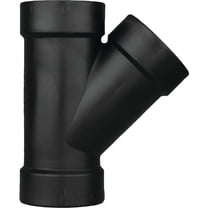 Charlotte Pipe Wye Abs/Dwv 1-1/2 " X 1-1/2 " X 1-1/2 " Black