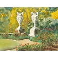 thumbnail image 2 of Miller, Dianne 24x19 Black Ornate Wood Framed with Double Matting Museum Art Print Titled - Plein Air Garden V, 2 of 4