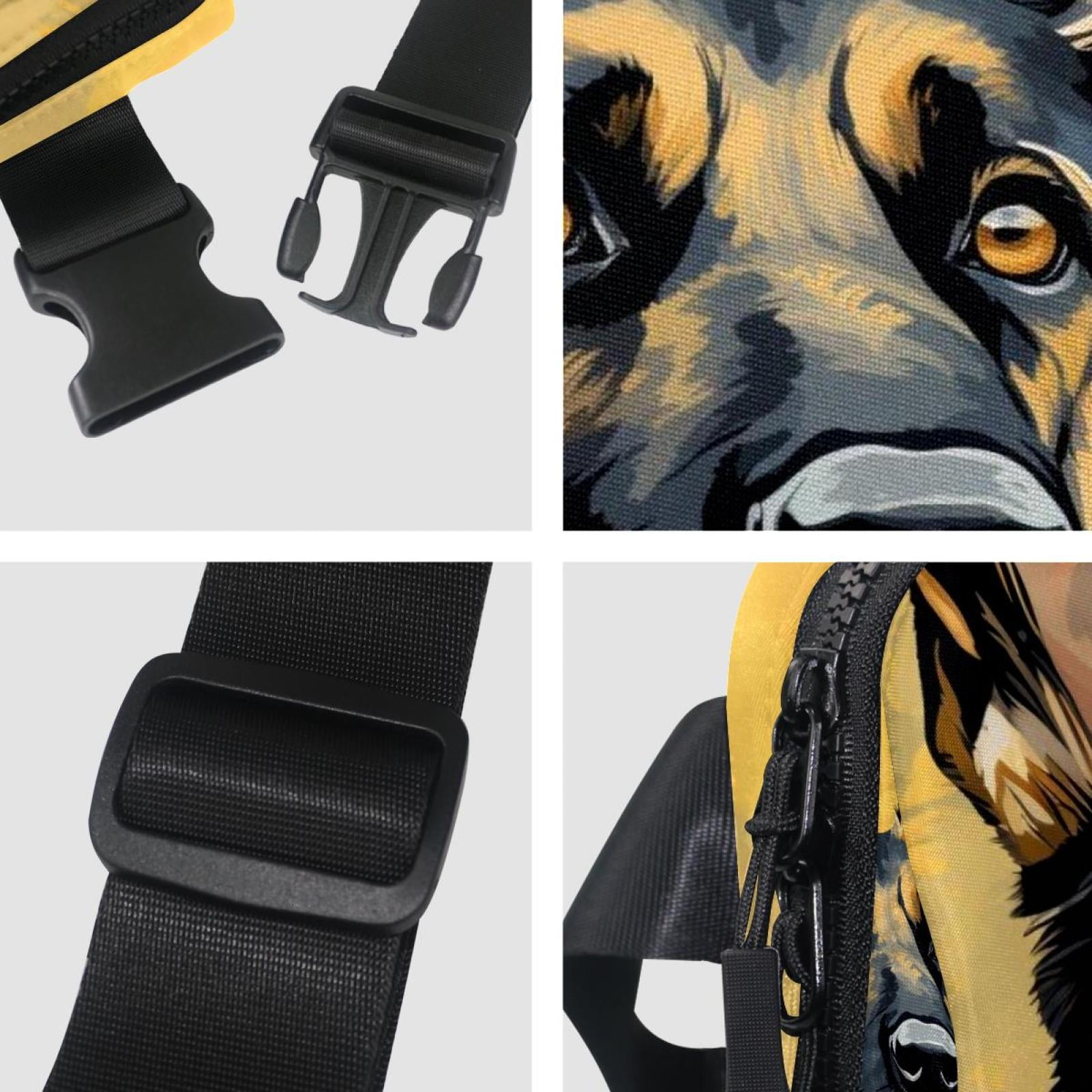 Sheepdog Lightweight Adjustable Extension Strap Unisex Fanny Pack Waist Pack Cross Body Bag