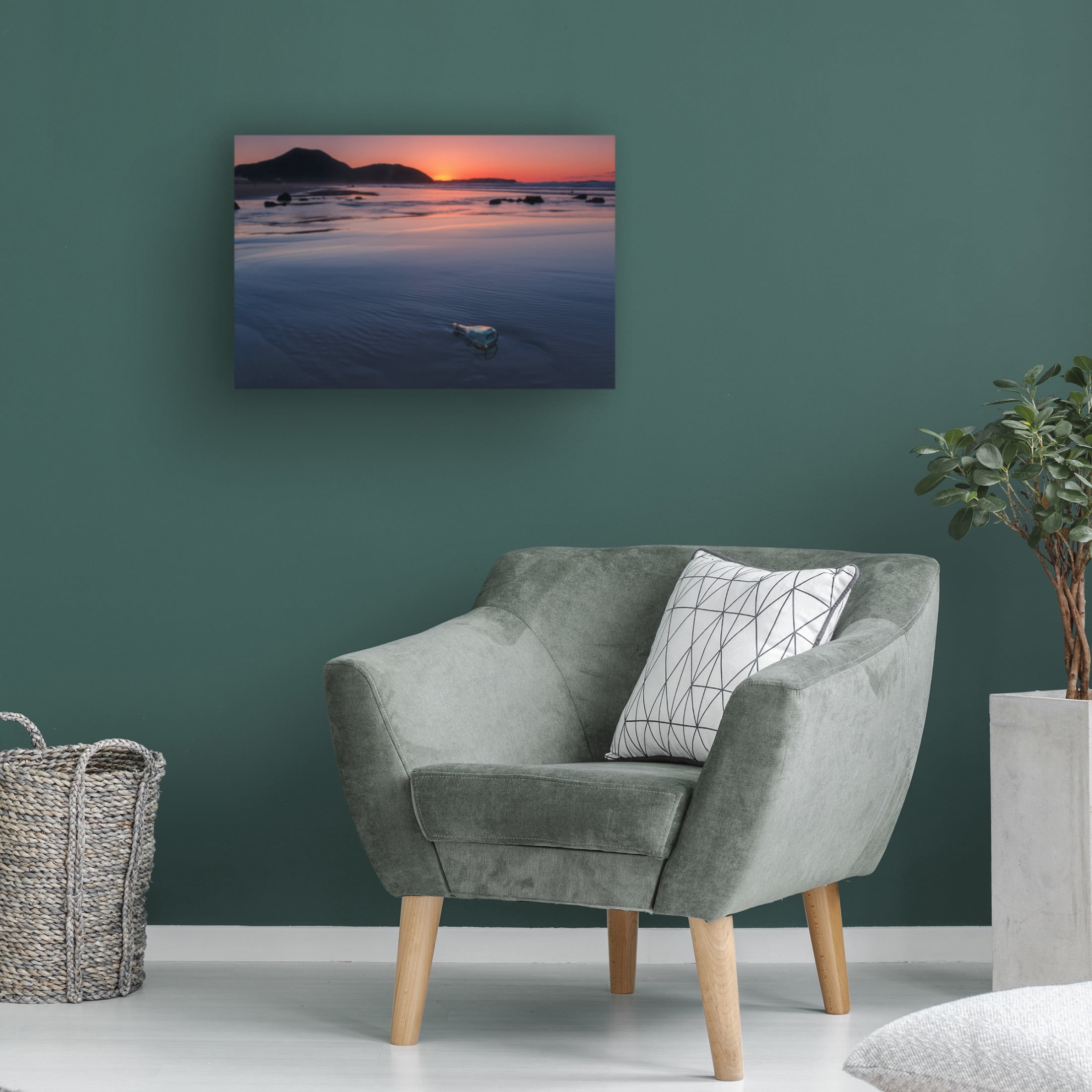 Canvas Wall Art - Jesus Concepcion Alvarado 'Message' Wall Art for Living Room, Bedroom, or Office Décor by Trademark Fine Art - 24 x 16 Inches