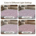 thumbnail image 7 of ODIKA Leopard Cheetah Spotted Print Zebra Stripe Border Motif Pink Flowing Dynamic Stain Resistant Flatwoven for Entryway, Kitchen, Mudroom, 7 of 7
