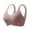 Coffee, variant on Bigersell Soft Cup Bras for Women Plus Size Seamless Wireless Push up Bras Breathable Comfort V-Neck Everyday Bra No Underwire Red XXL