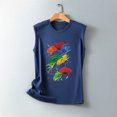 thumbnail image 4 of DailyTrove Women's Colorful Fish Graphic Tank Top - Polyester Casual Summer & Beach Wear, Vibrant for Vacations, 4 of 5