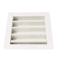 thumbnail image 3 of Wall Vent 8" x 8" Flush Mount White Aluminum for Sheds, Playhouses, and Chicken Coops 1 PK (PR8X8-BX1), 3 of 4