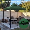 thumbnail image 5 of Yescom 8x8Ft 2-Tier Gazebo Top Replacement UV30+ for 2 Tier Outdoor Patio Canopy Cover Party Backyard Garden Green, 5 of 10