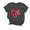 Gray, variant on Wlynlyn Valentine's Day Womens Tops Crewneck Short Sleeve Shirts Heart Print Summer Top Loose Fitted Casual Basic Tees XL