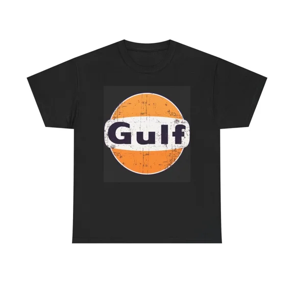 Gulf Racing Vintage Logo Retro Motorsports Graphic Cotton Unisex T-Shirt up to size 5XL