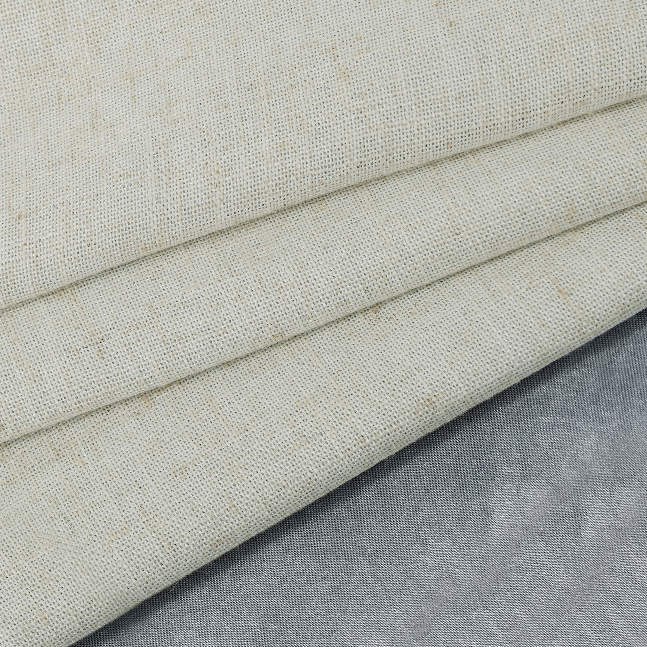Better Homes & Gardens 100% Blackout Linen Blend Single Curtain, 50x108, Papyrus Beige