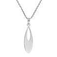 thumbnail image 4 of Refined .925 Sterling Silver Long Teardrop with Cut-Out Pendant Necklace, 4 of 6